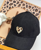 Casquette velours côtelé noir