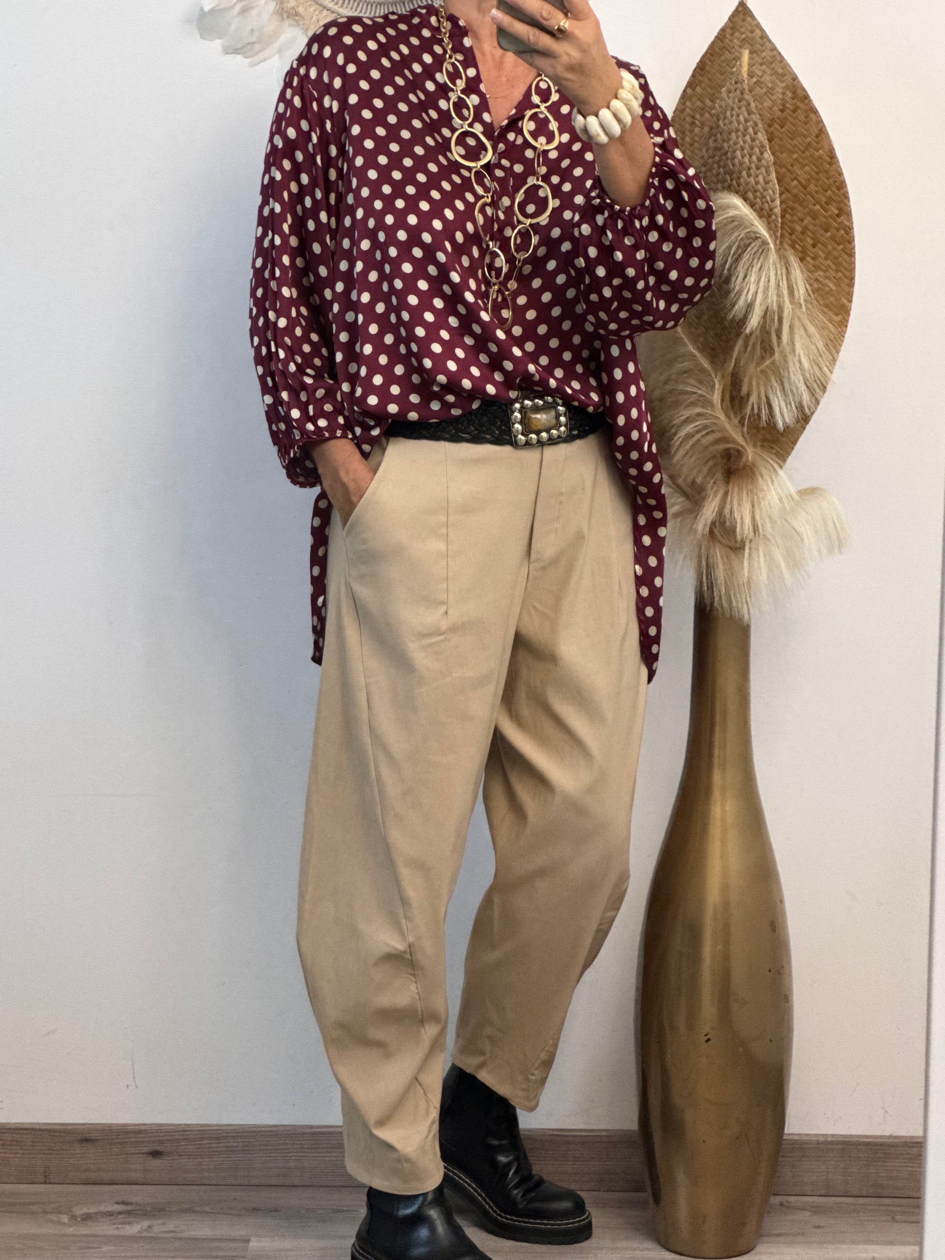 Pantalon Alex beige