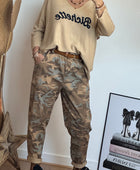 Pantalon Dakota camouflage camel