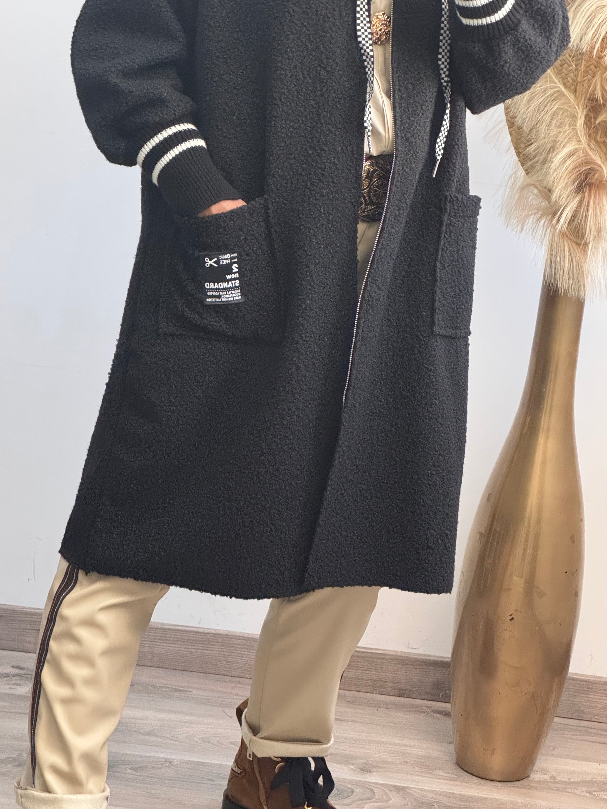 Manteau Octave noir