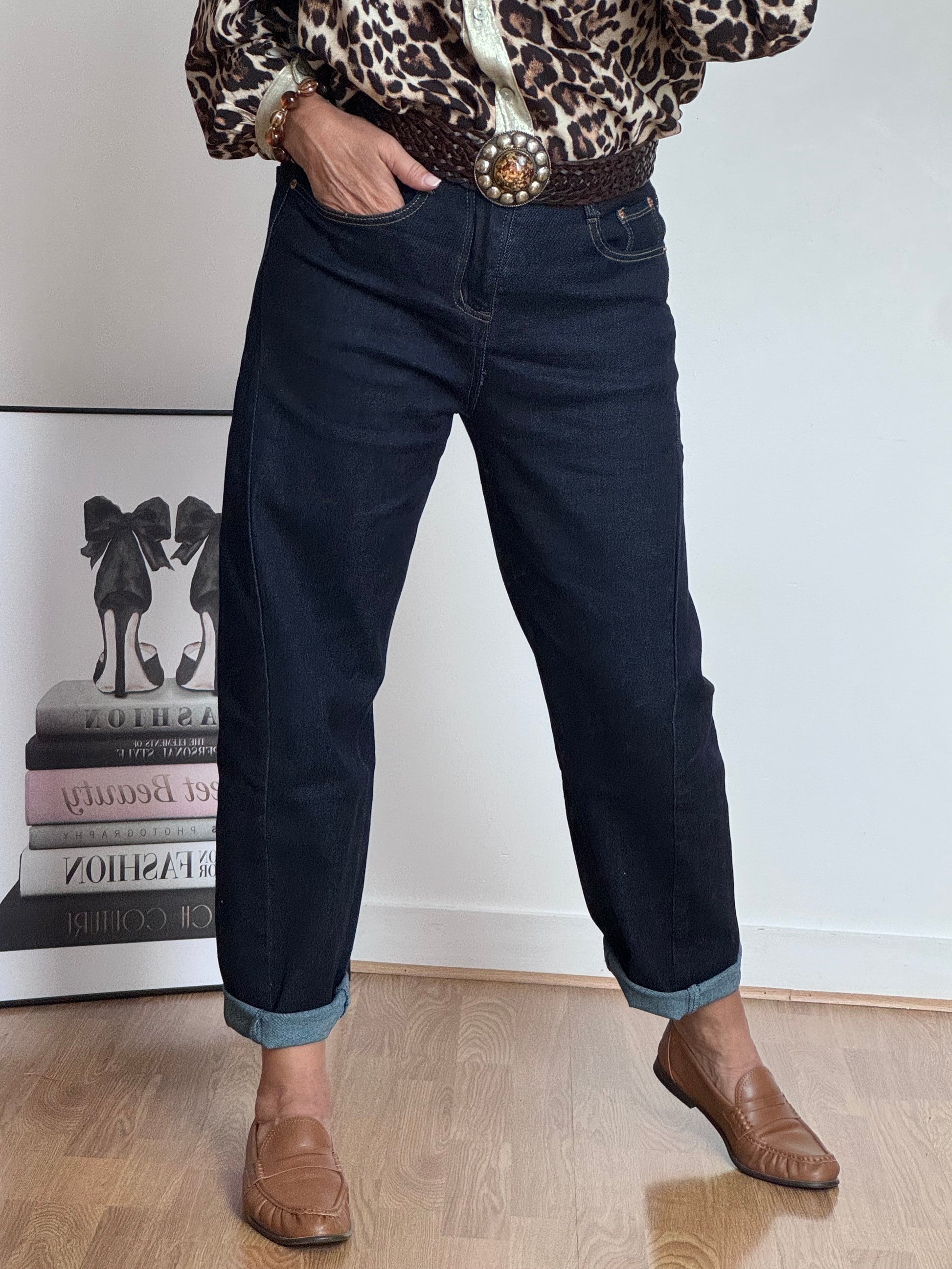 Jeans ballon brut
