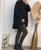 Gilet long oversize noir jolie formes TU 44/50