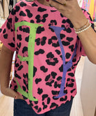 Teeshirt Léo Yeah fuchsia