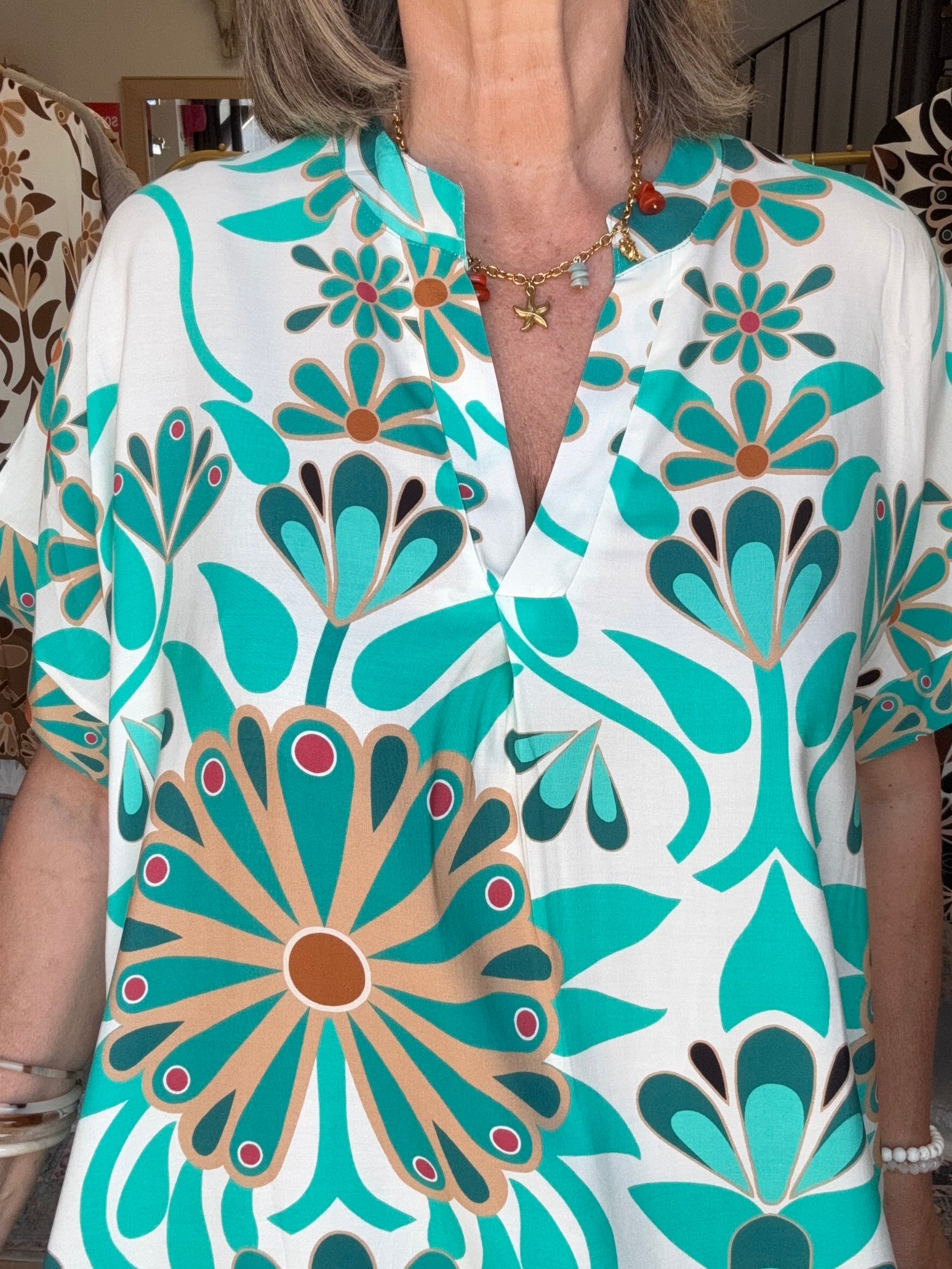 Robe Emma turquoise