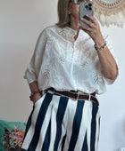 Short rayé marine TU 42/48