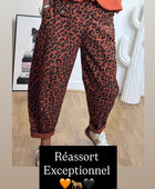 Pantalon confort Léo terracotta TU 38/46