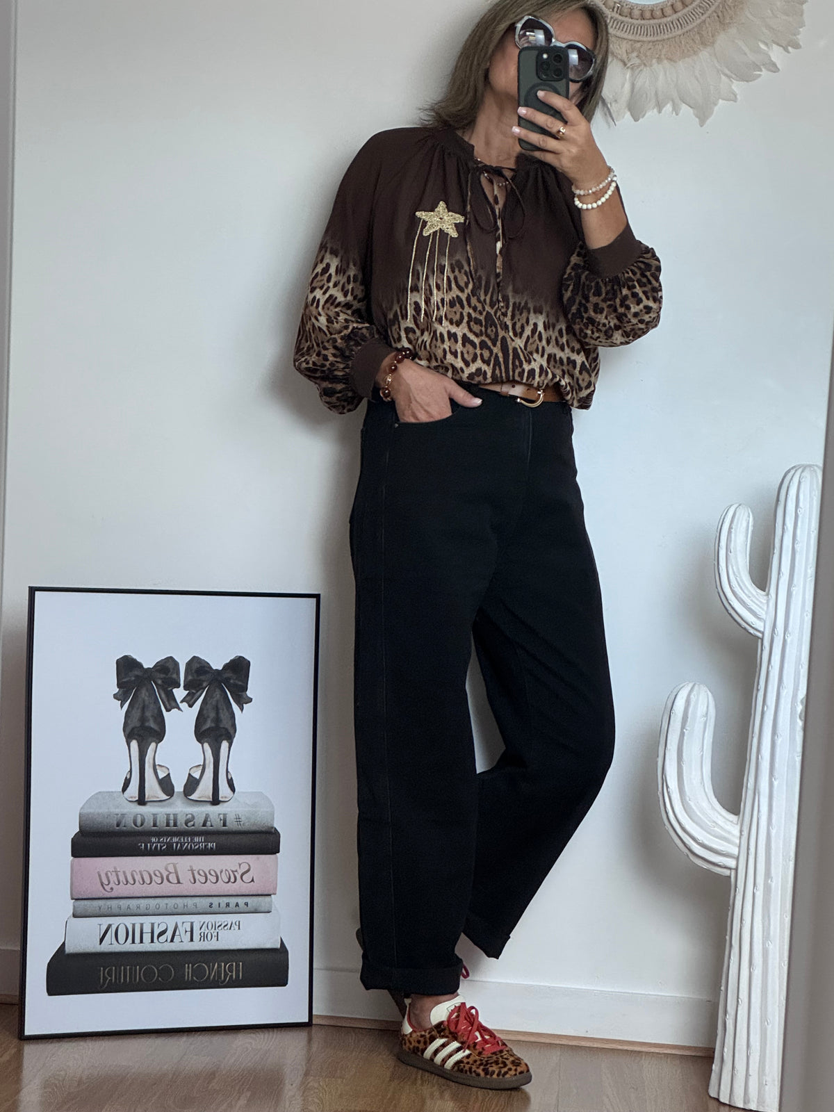 Jean barrel noir