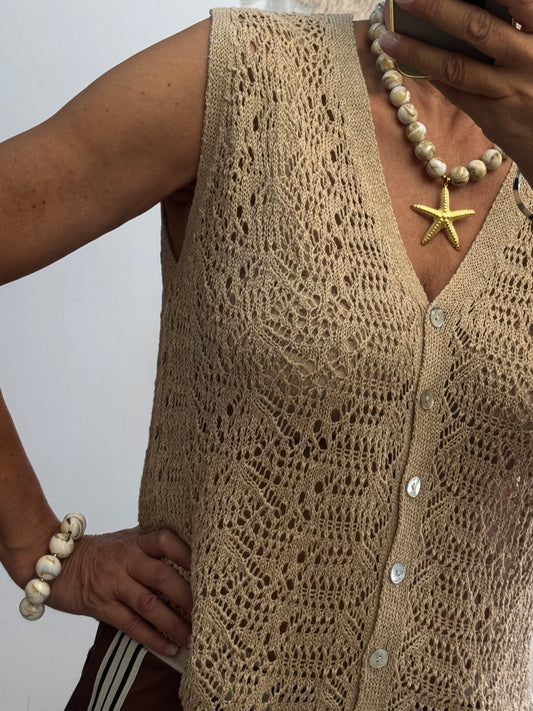 Gilet Adam beige