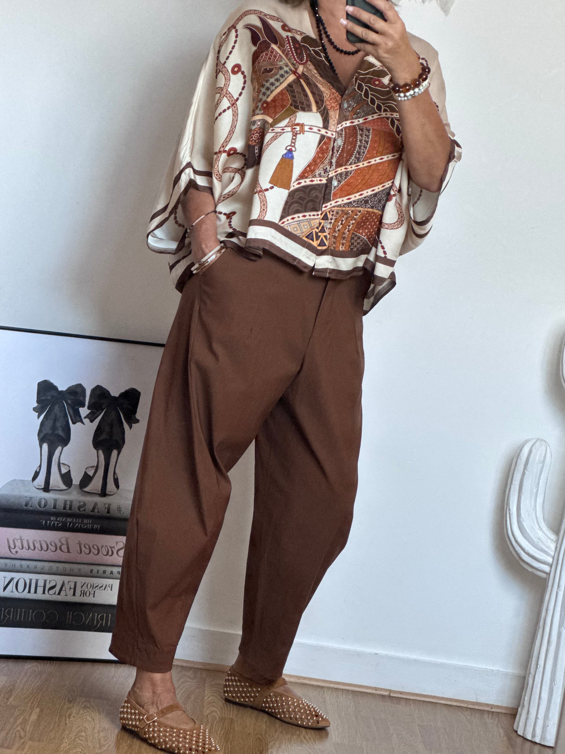Pantalon Alexis camel