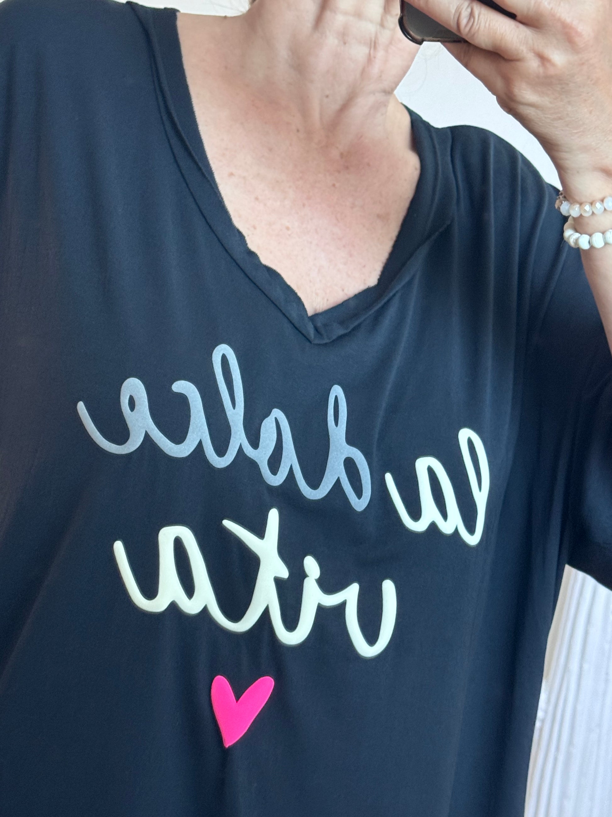 Robe teeshirt noire jolie forme