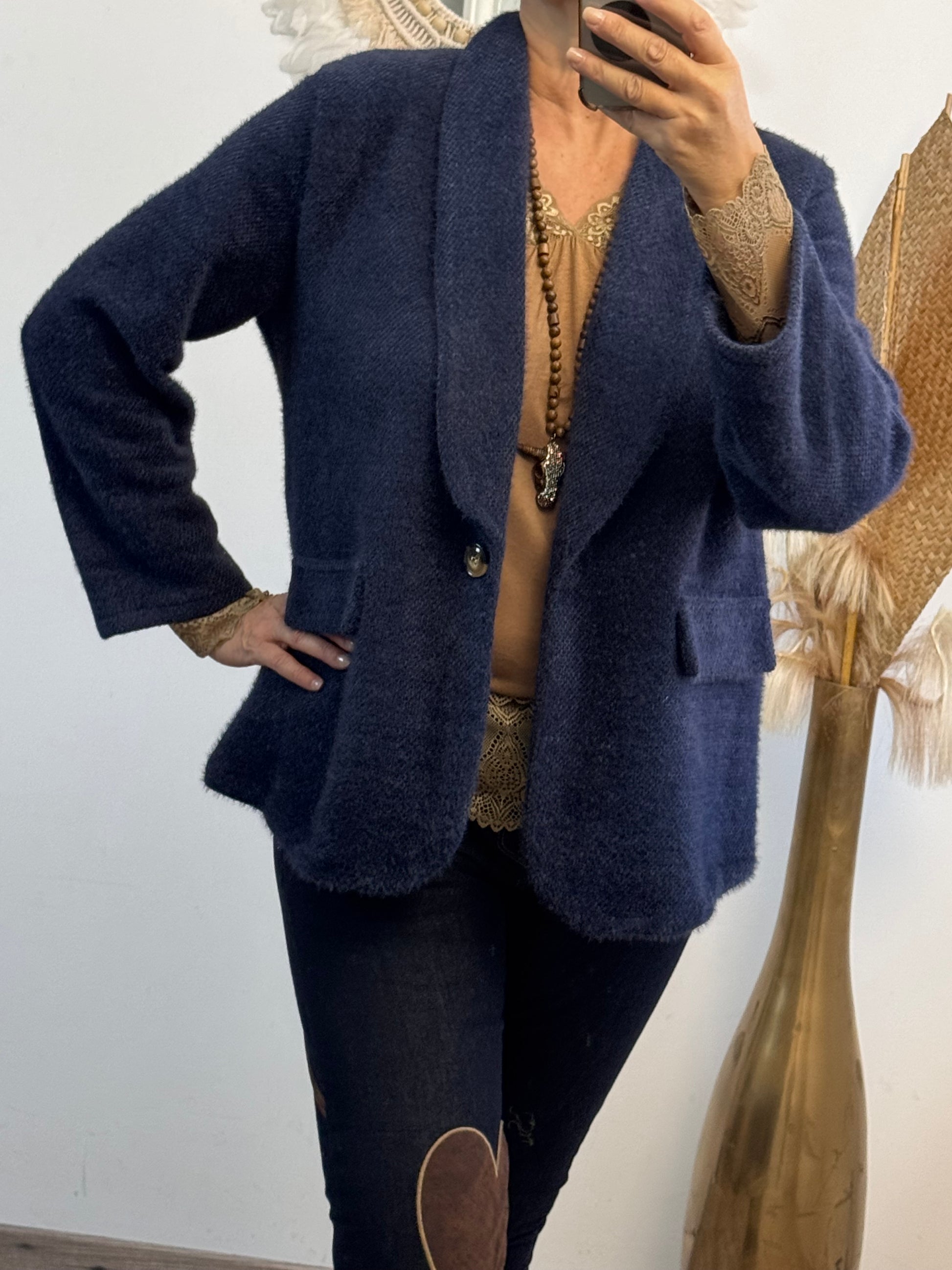 Blazer d’hiver bleu TU 36/44