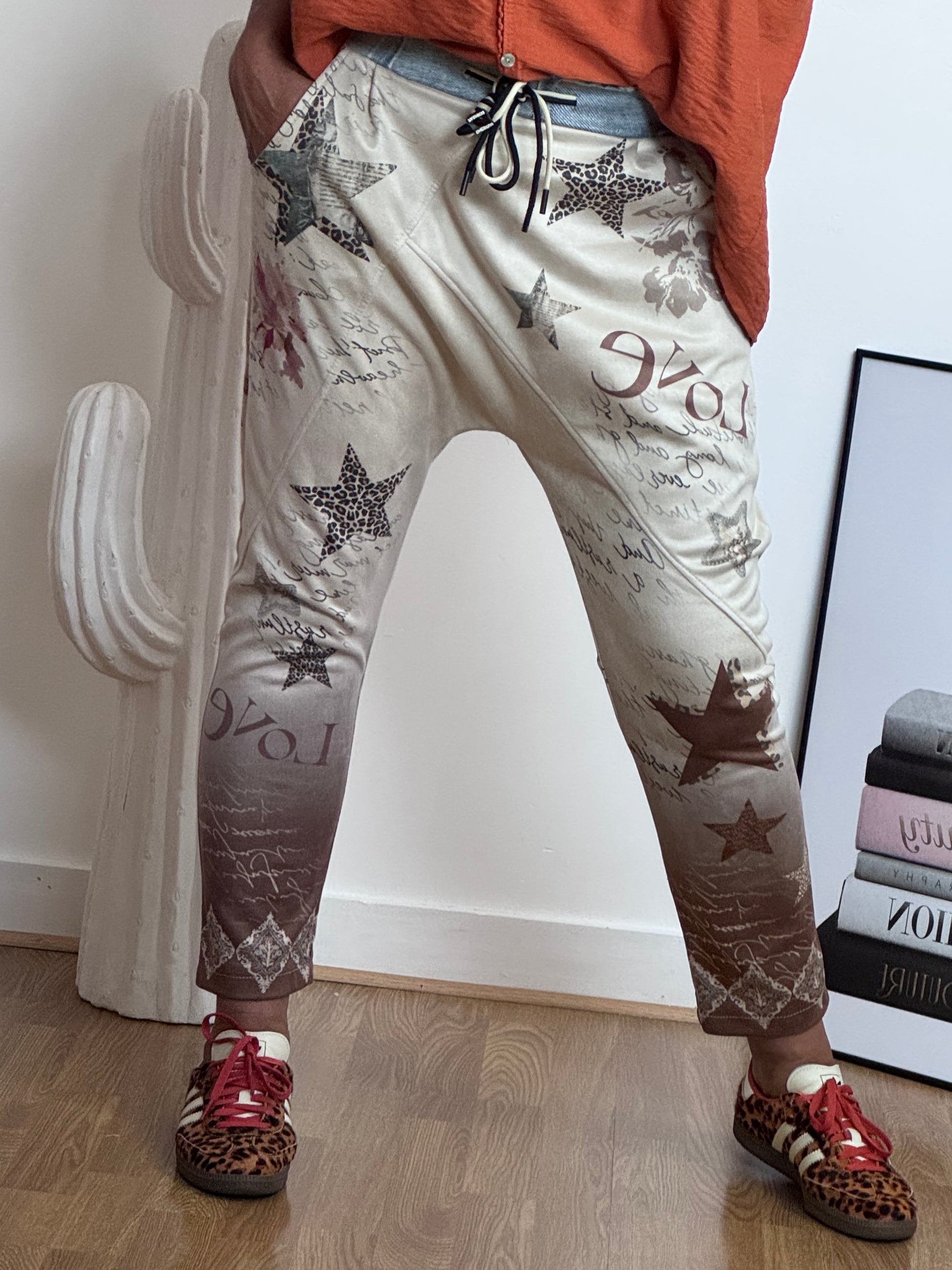 Pantalon baggy suédine TU 36/42
