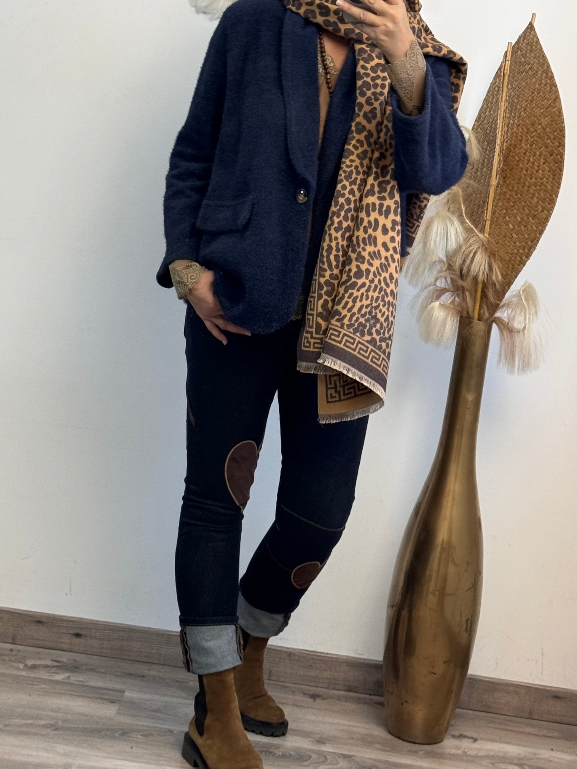 Blazer d’hiver bleu TU 36/44