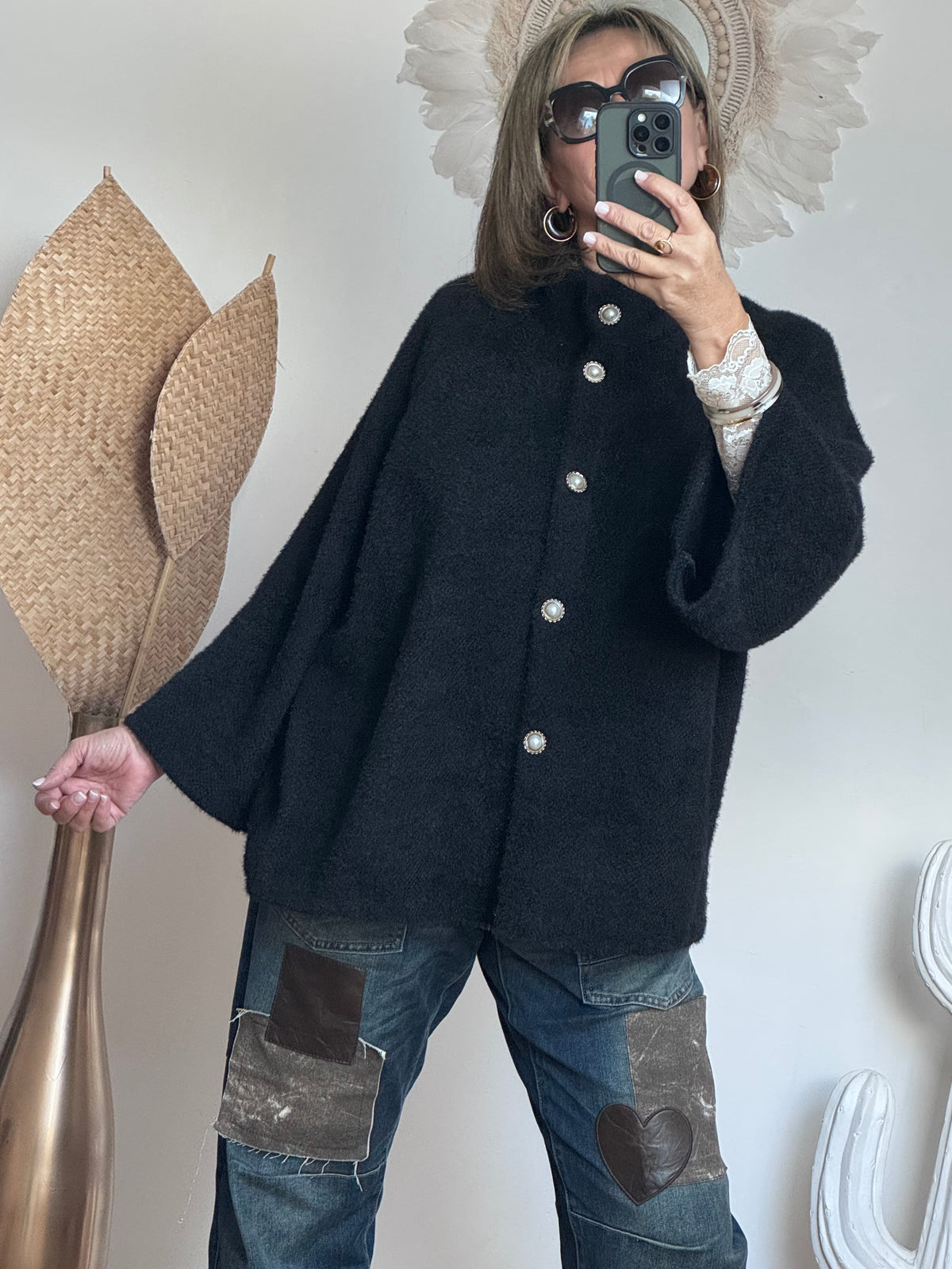 Veste Agathe noire
