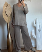 Ensemble cocooning taupe