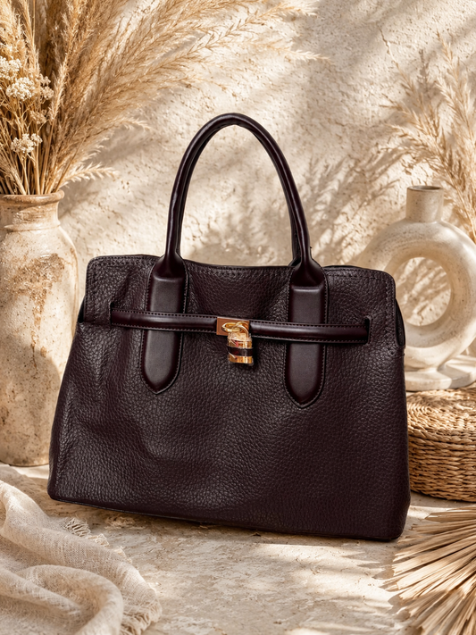Sac à main marron