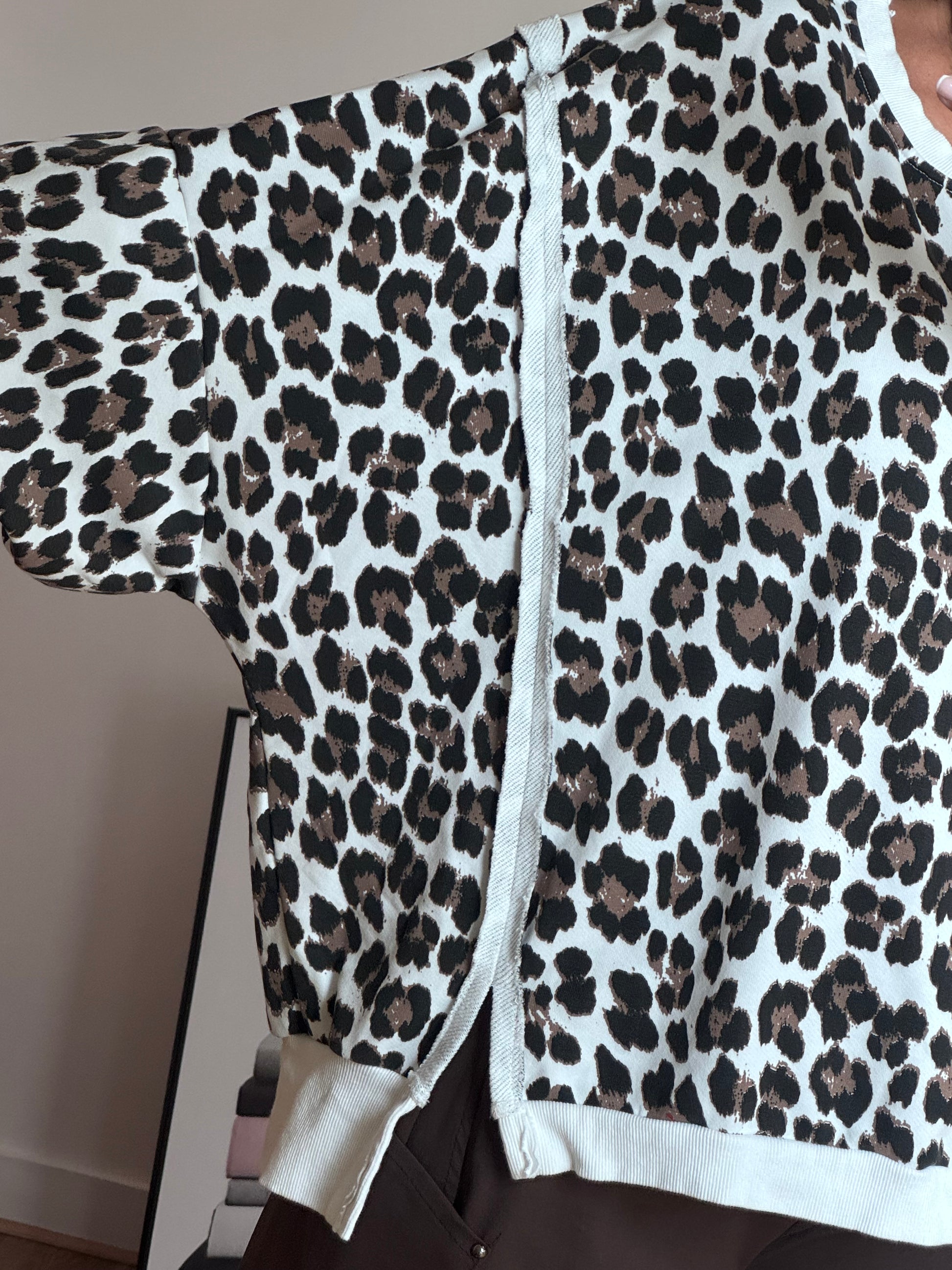 Sweat-Shirt oversize Léo blanc TU 37/50