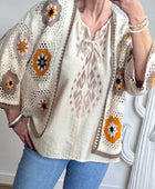 Gilet boheme crochet