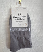 Chaussettes pailletées talentueuse