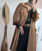 Manteau Arizona suédine camel