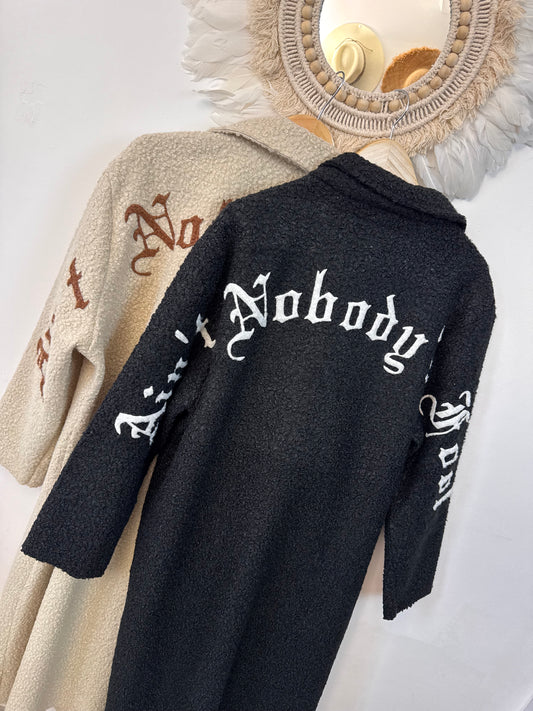 Manteau long noir