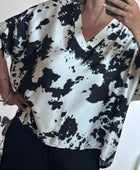 Blouse fluide cow noire TU 38/48