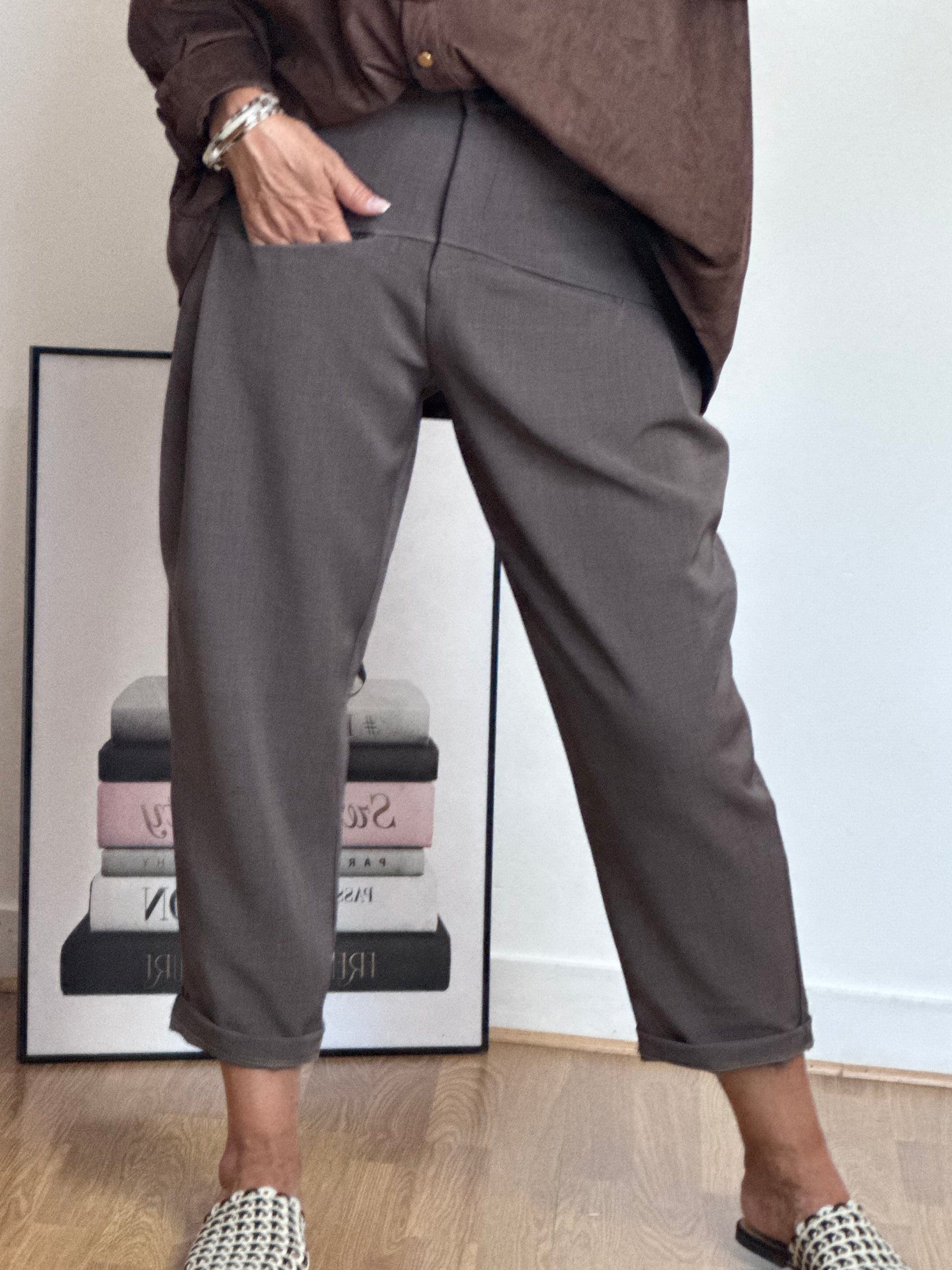 Pantalon Gabriel taupe TU 36/42