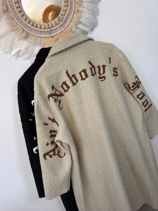 Manteau long beige