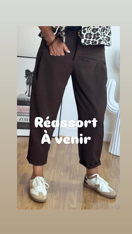 Pantalon Gabriel marron TU 36/42