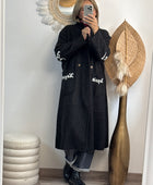 Manteau long noir