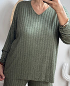 Ensemble cocooning kaki
