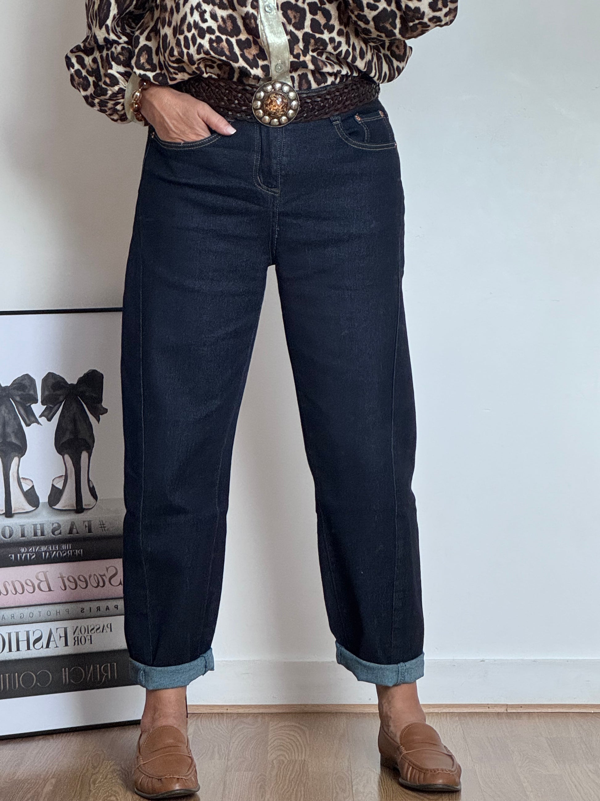Jeans ballon brut