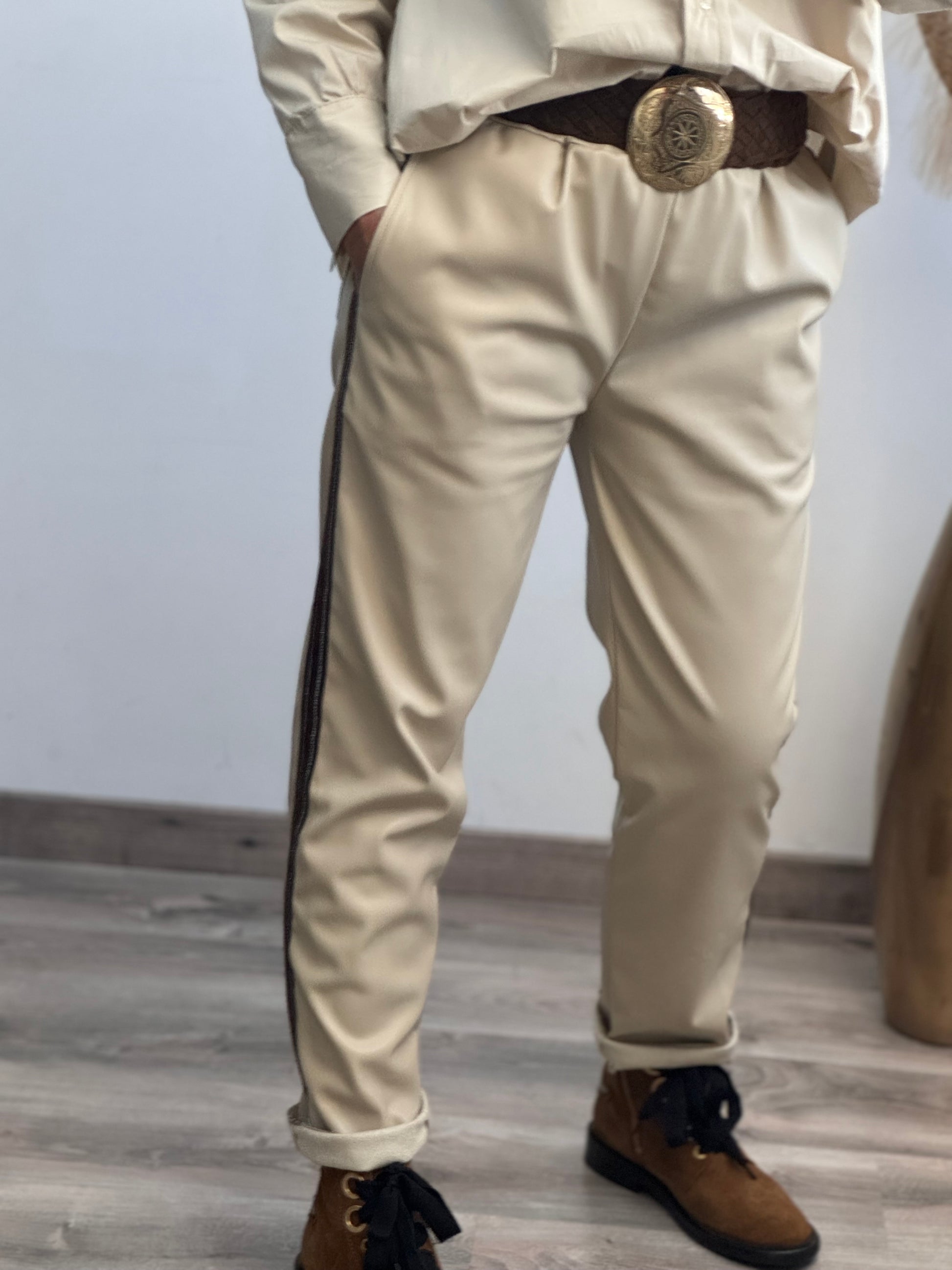 Pantalon Hector beige