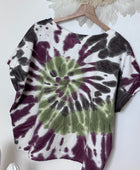 Sweat tie and dye marron/kaki