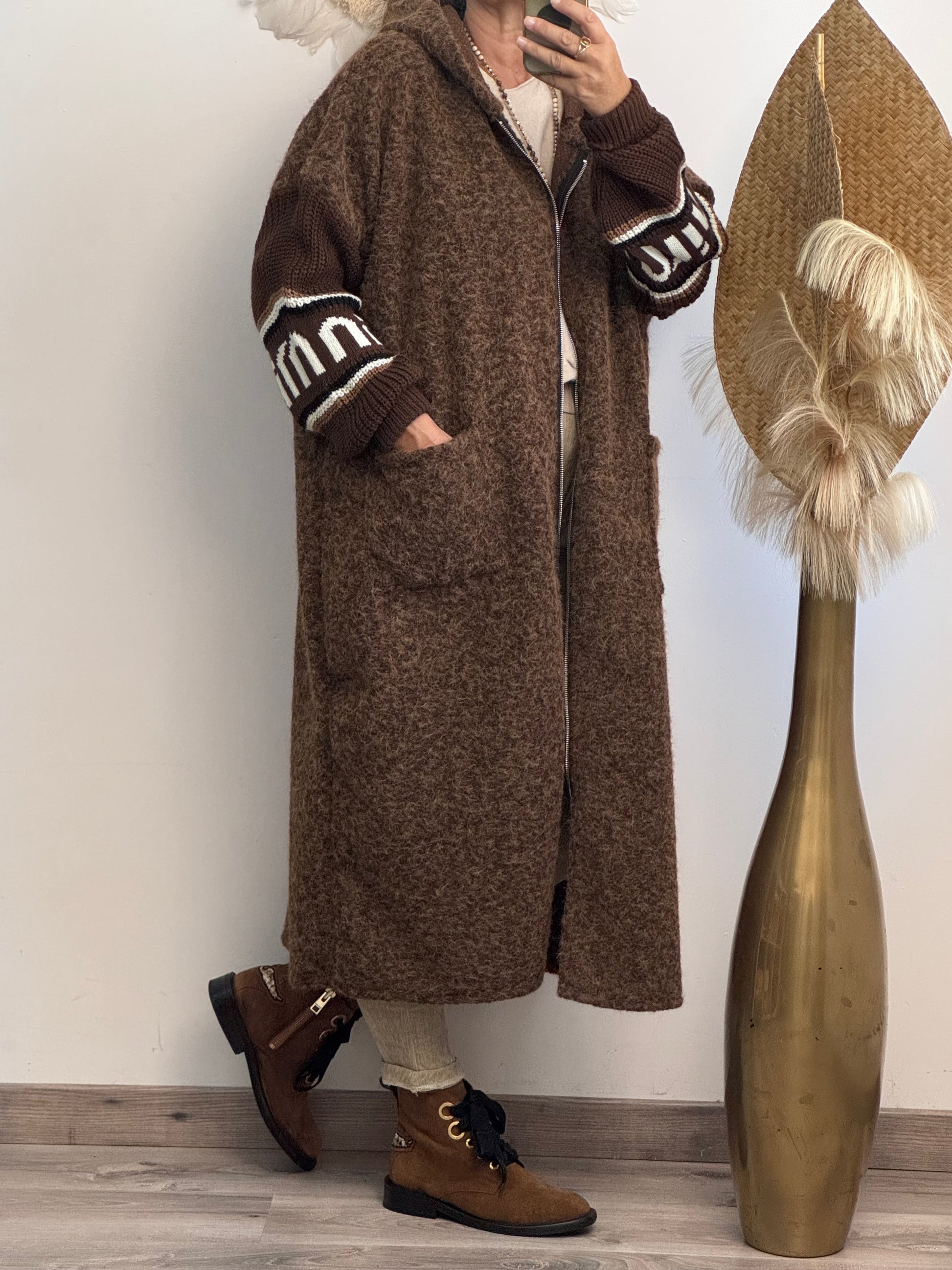 Manteau Esteban marron