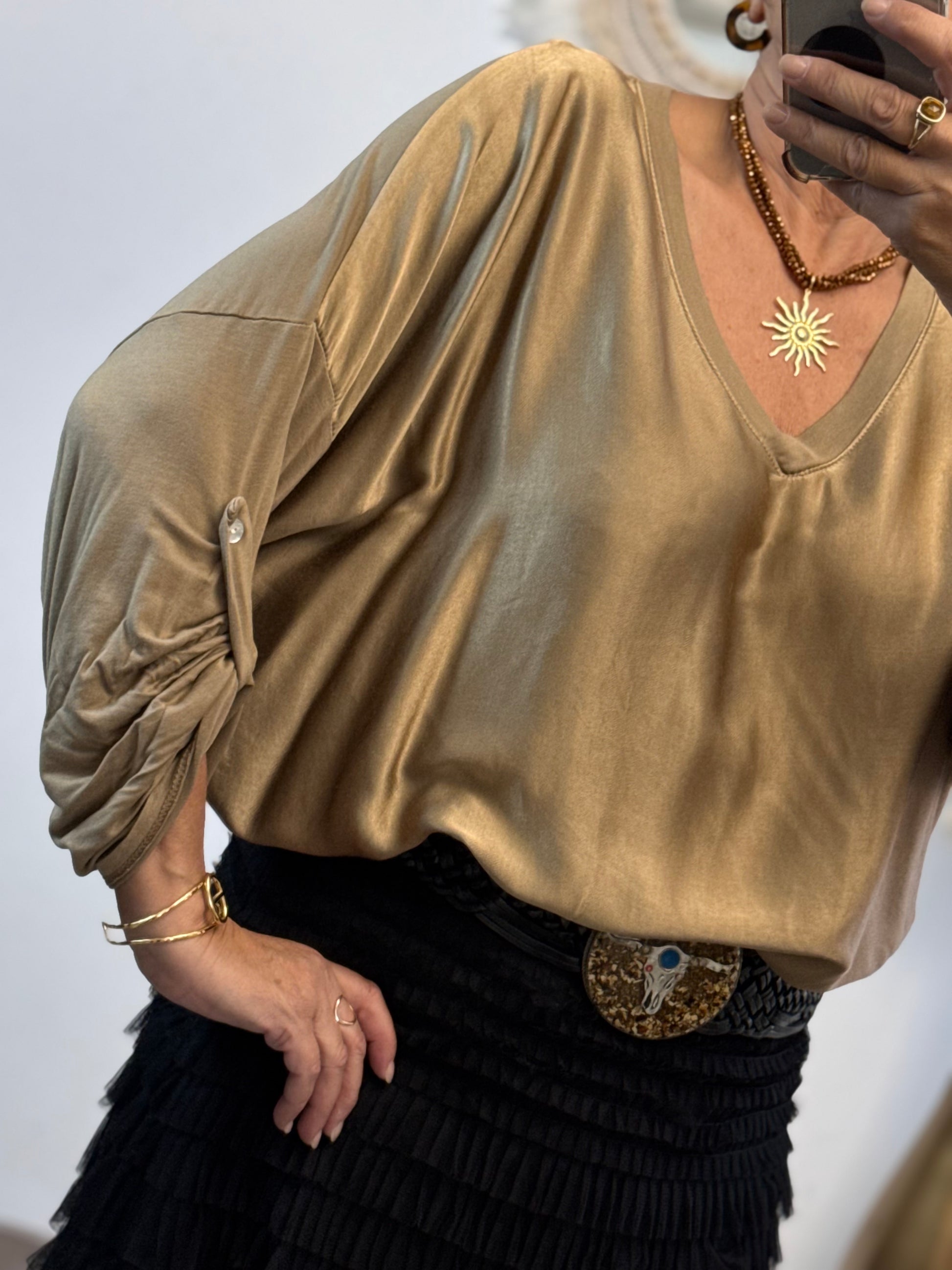 Haut bi matière moka