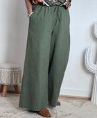 Pantalon lin et coton kaki 38/44