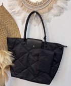 Sac noir matelassé