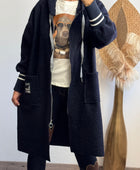Manteau Octave marine