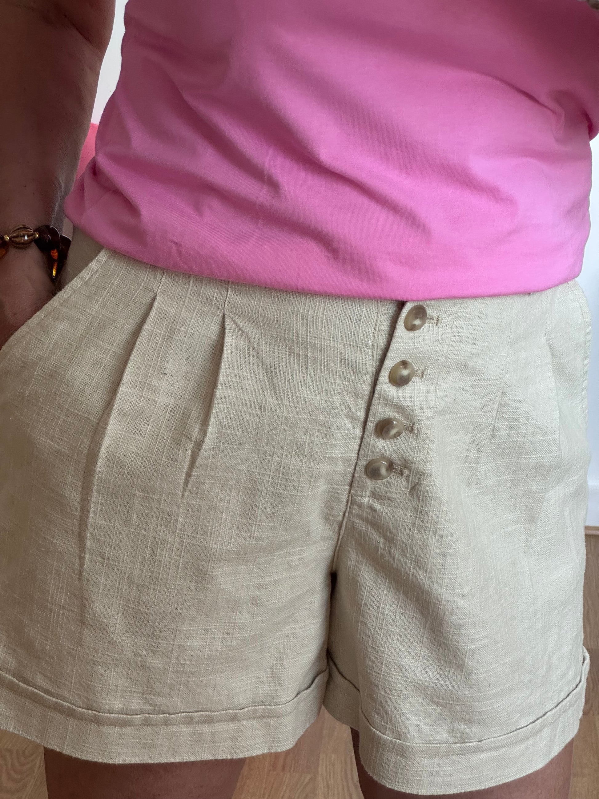Short lin beige