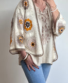 Gilet boheme crochet