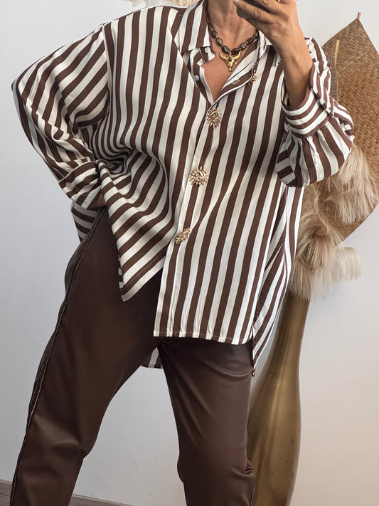 Chemise Valentine marron