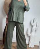 Ensemble cocooning kaki