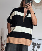 Pull Romy noir jolie forme
