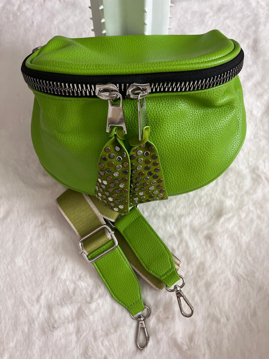 Sac besace bandoulière vert pomme