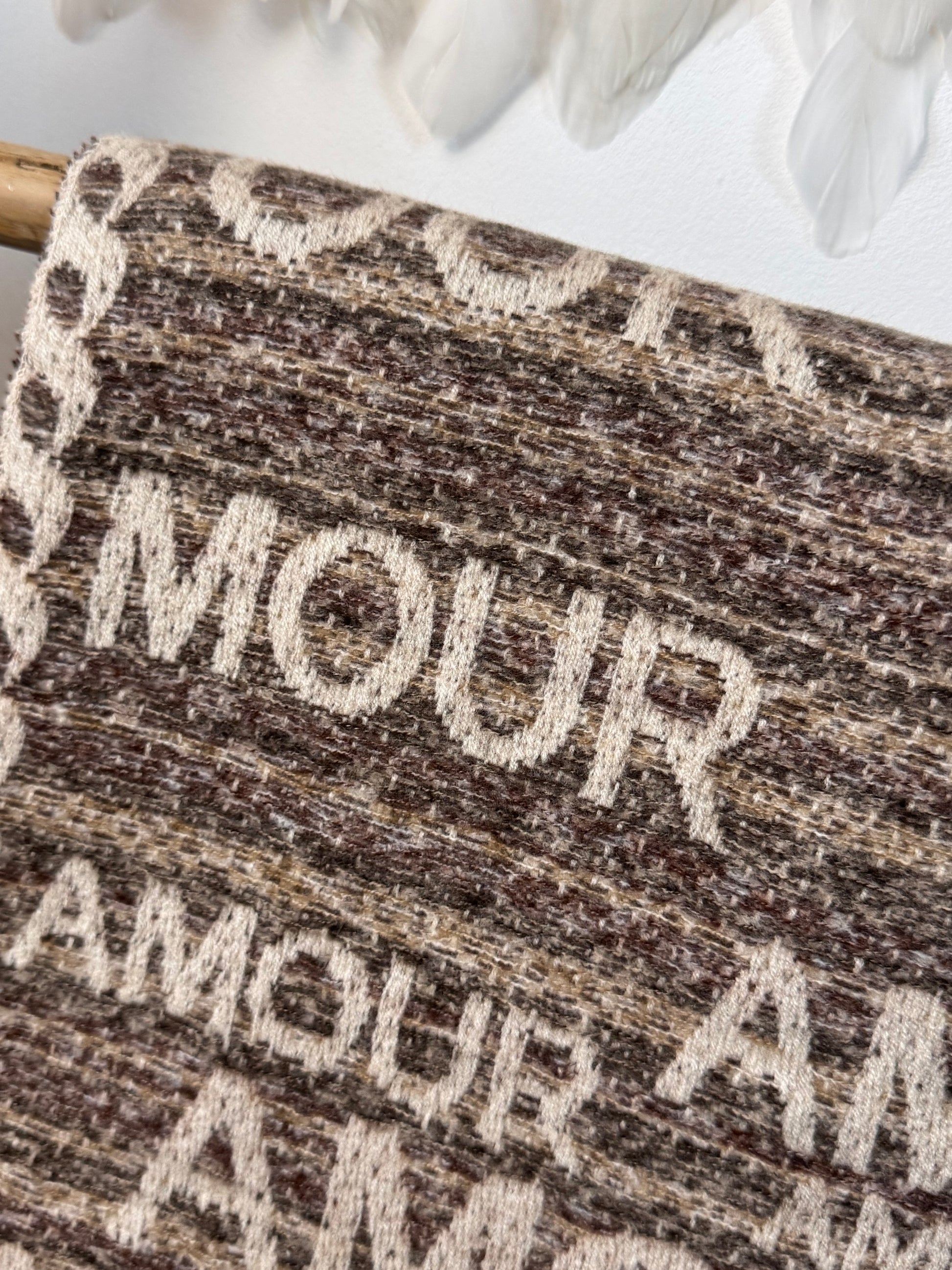 Écharpe cashmere amour