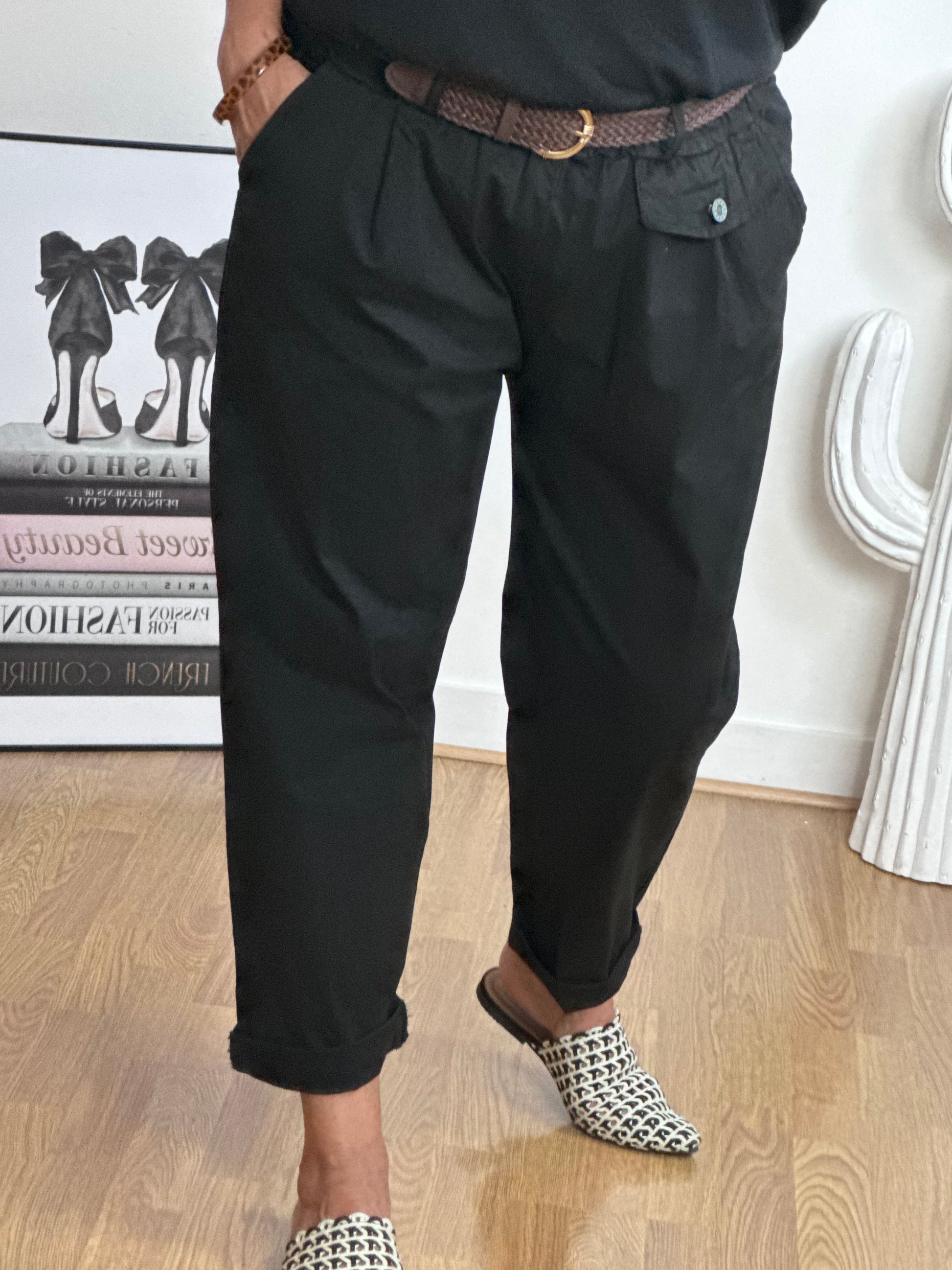 Pantalon confort Arthur noir TU 38/48