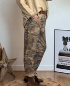Pantalon Dakota camouflage camel