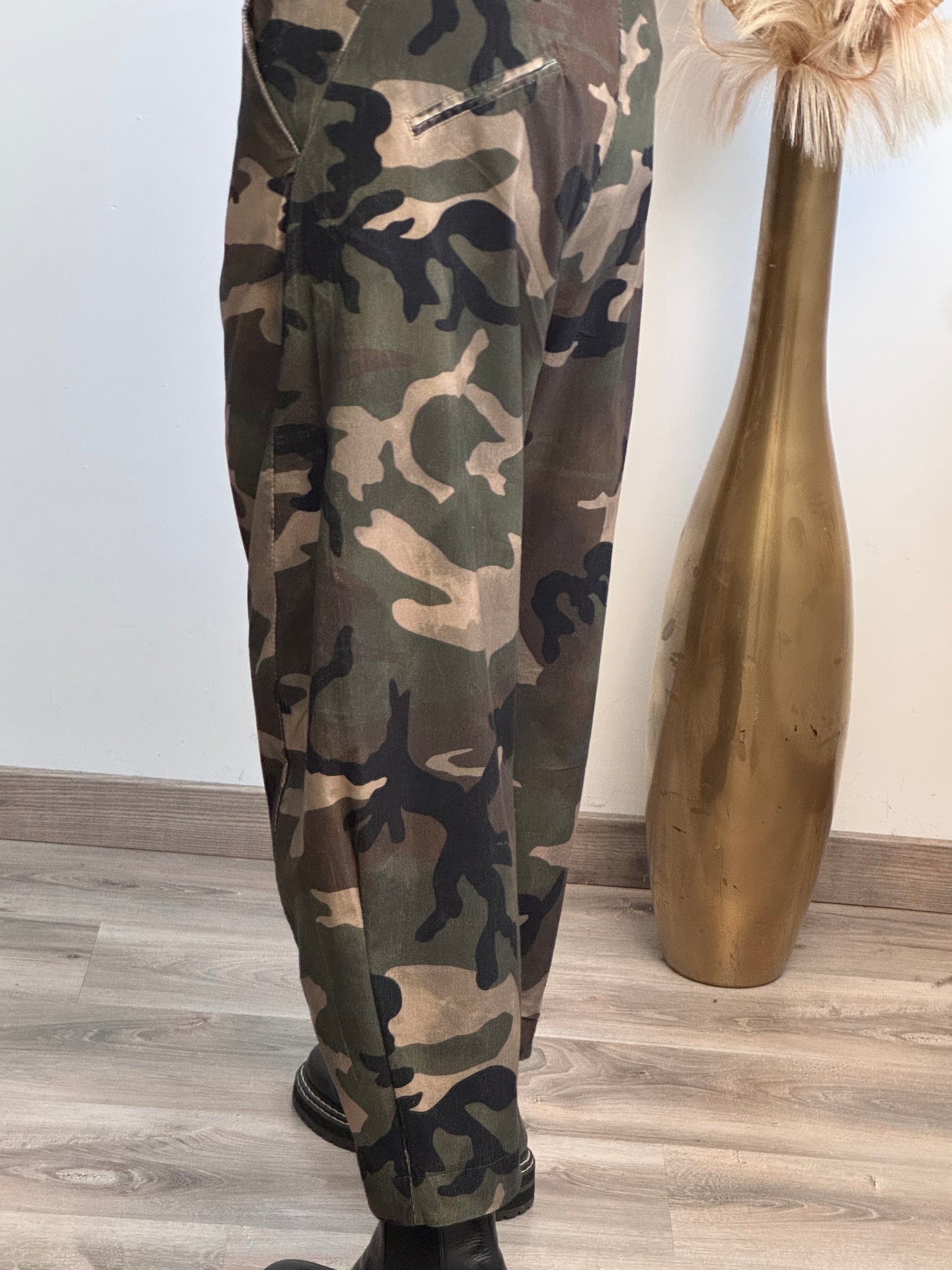 Pantalon loose camouflage