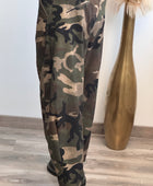 Pantalon loose camouflage